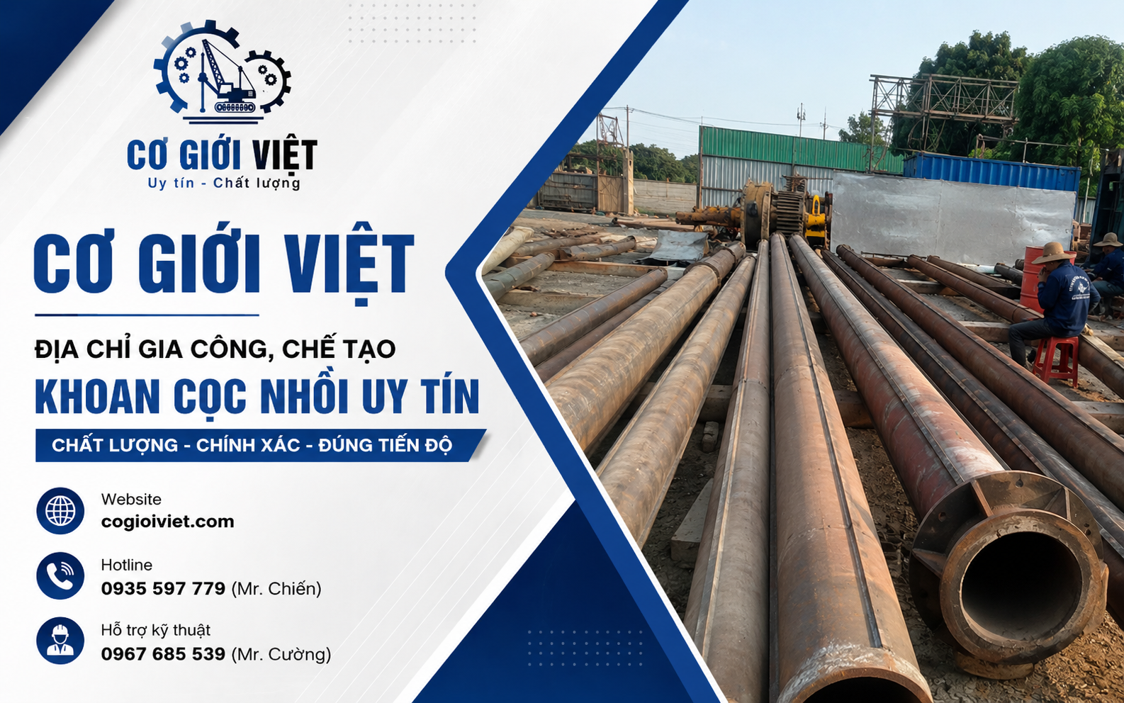 Hình ảnh thực tế tại cơ sở Cơ Giới Việt Đồng Nai
