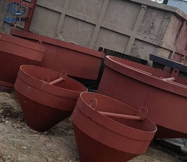 PHỄU CẮT ĐẦU, PHỄU ĐỔ BÊ TÔNG